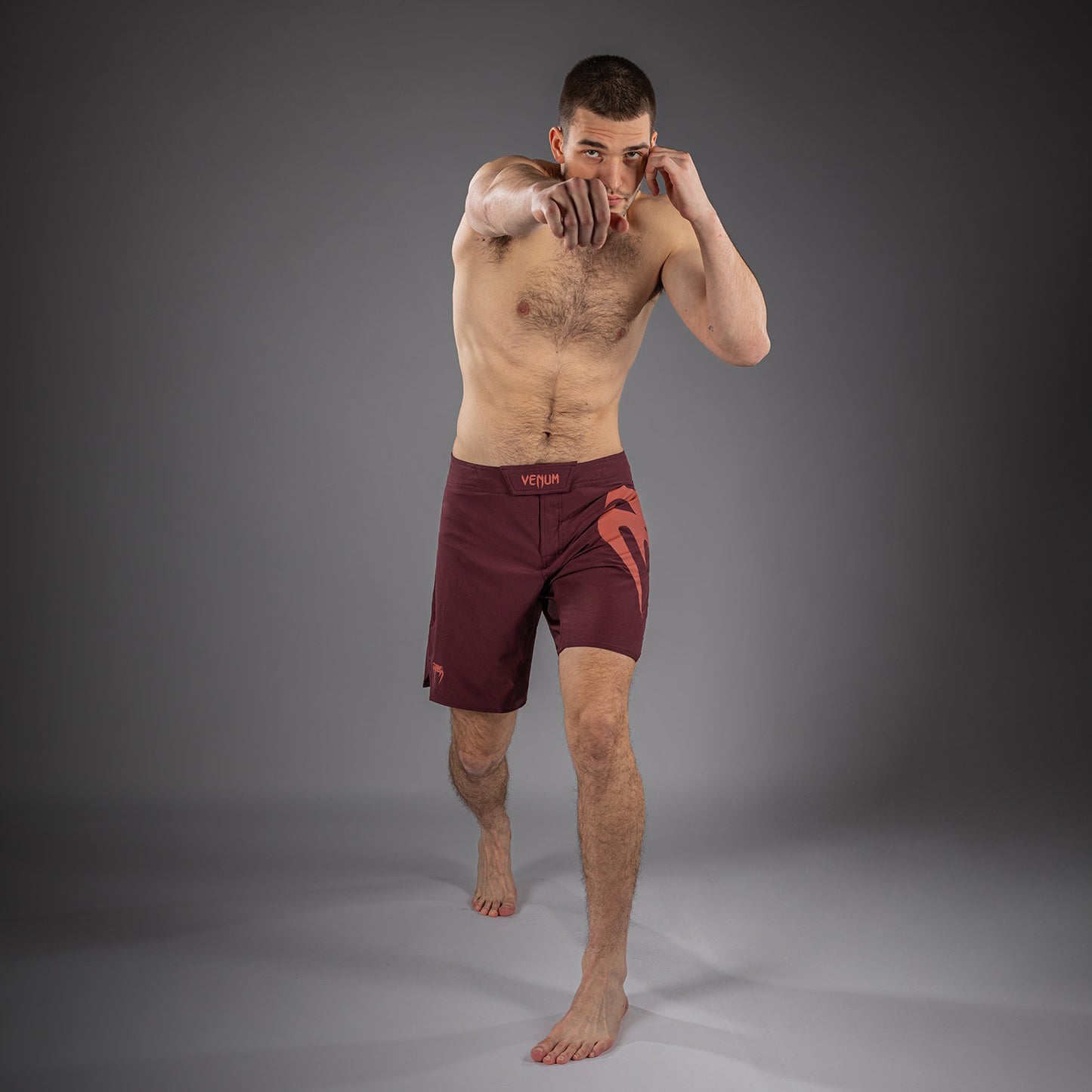 Venum Light 5.0 Fightshorts - Donkerbruin/Terracotta