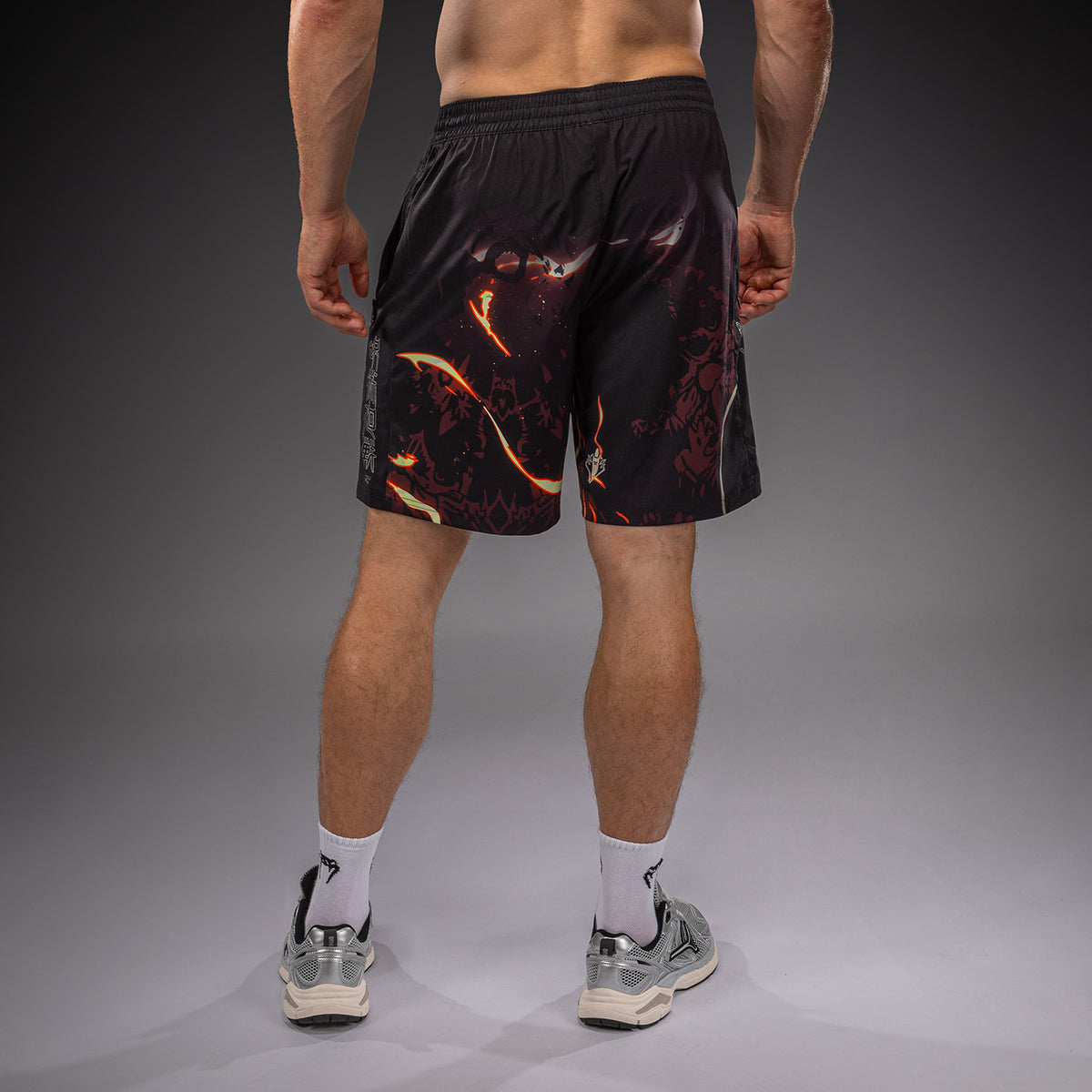 Jujutsu Kaisen x Venum Sukuna Trainingsshorts – Zwart/Lichtbeige