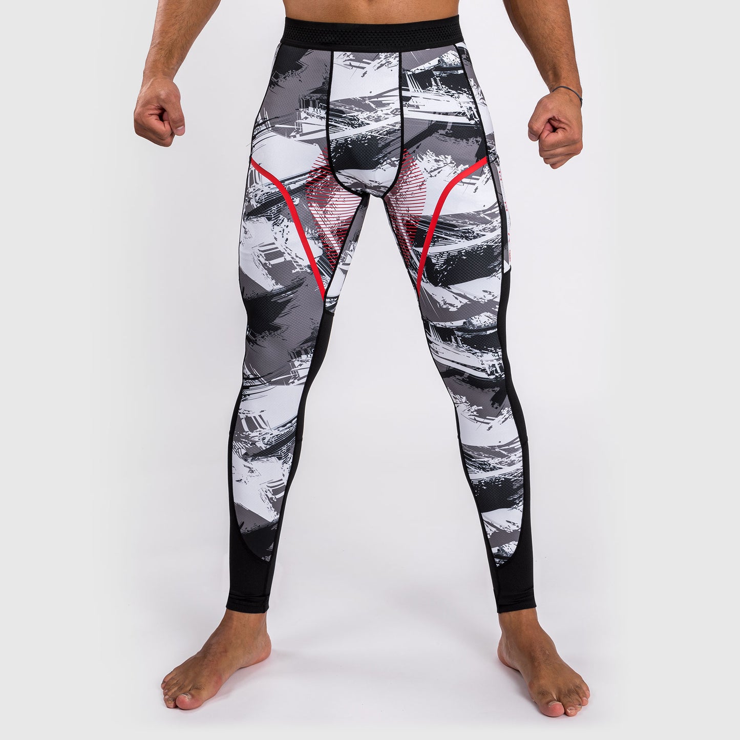 Venum Electron 3.0 Compressiebroek - Grijs/Rood