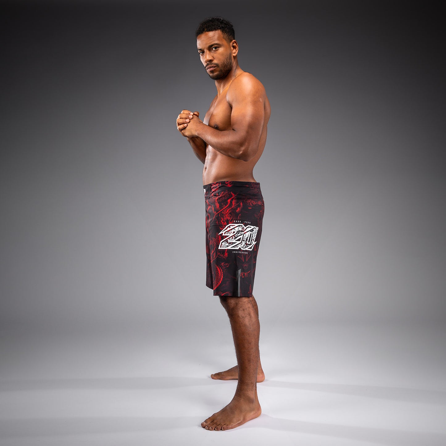 Venum 20th Anniversary Fightshorts - Zwart/Rood