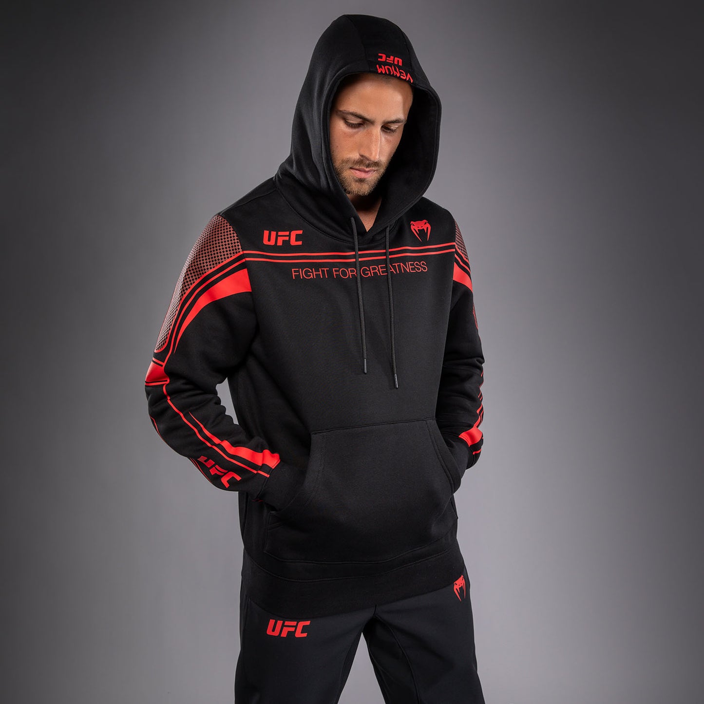 Venum UFC Unity by Venum Authentic Fight Week Heren Hoodie - Zwart