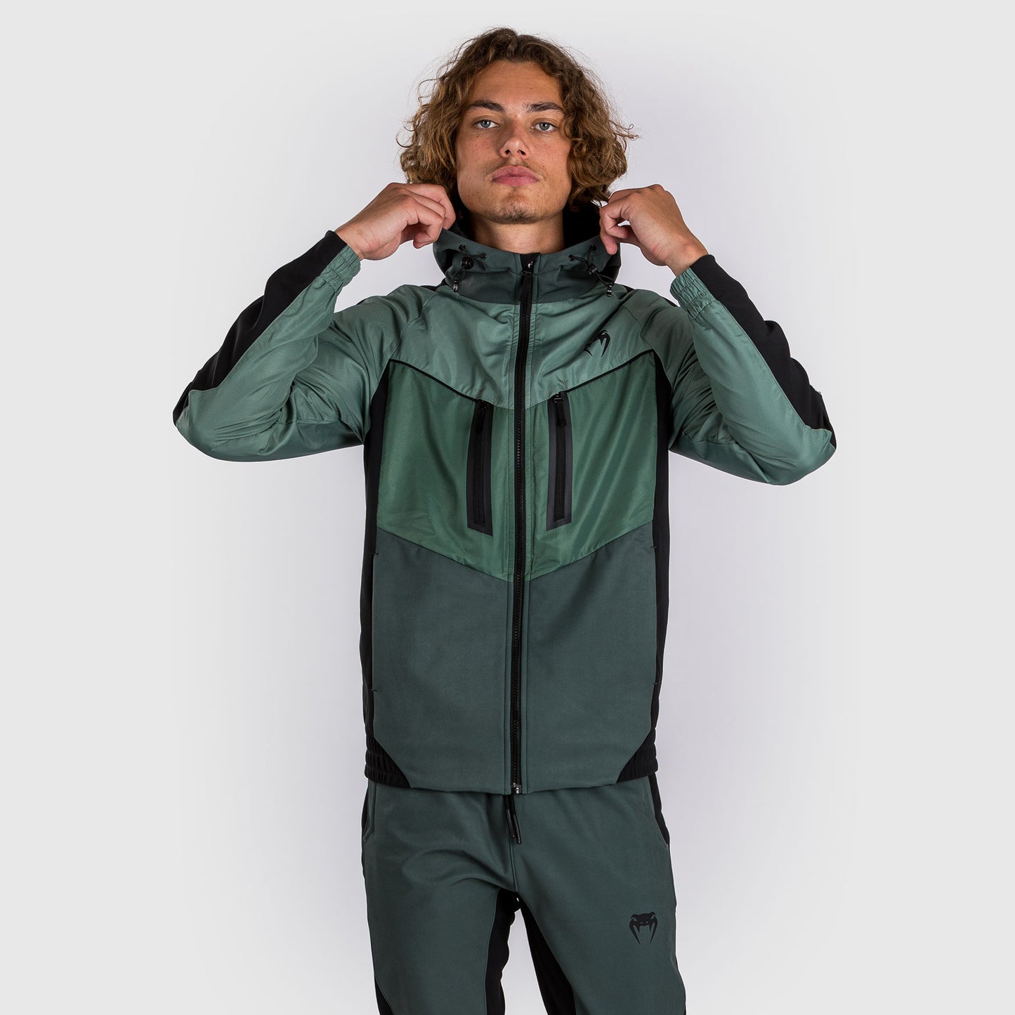 Venum Laser 3.0  Track Jas - Zwart/Kaki