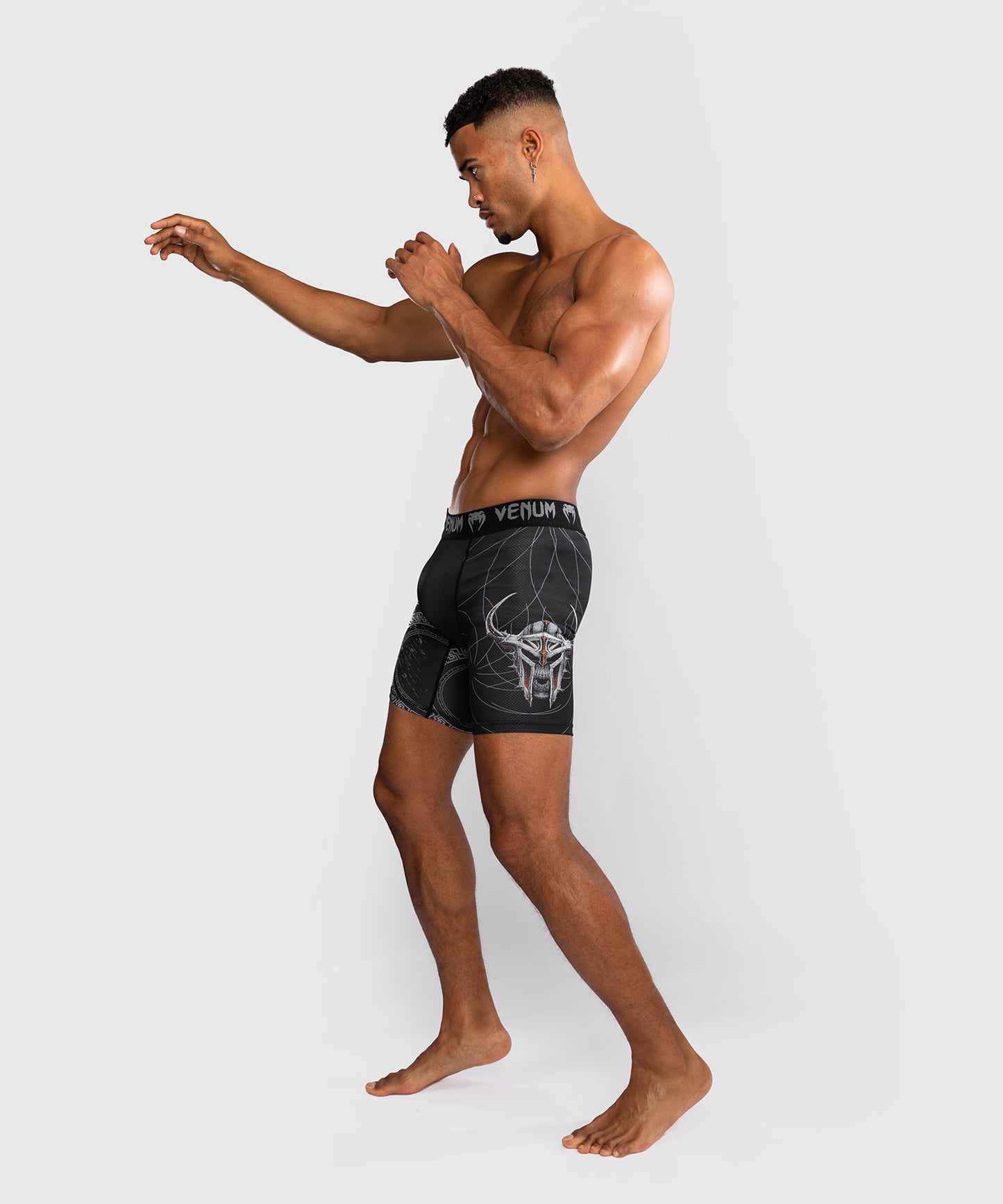 Venum Gladiator 5.0 Mannen Vale Tudo Shorts - Zwart/Zilver