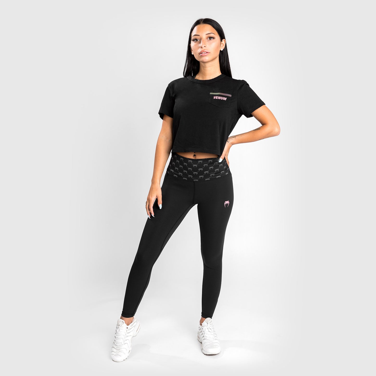 Venum Monogram Legging 7/8 - Zwart/Roze Goud