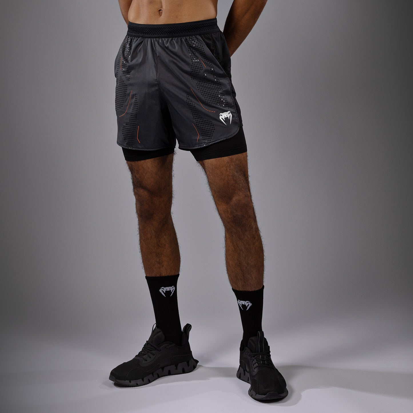 Venum Technical 3.0 Trainingshort - Grafiet
