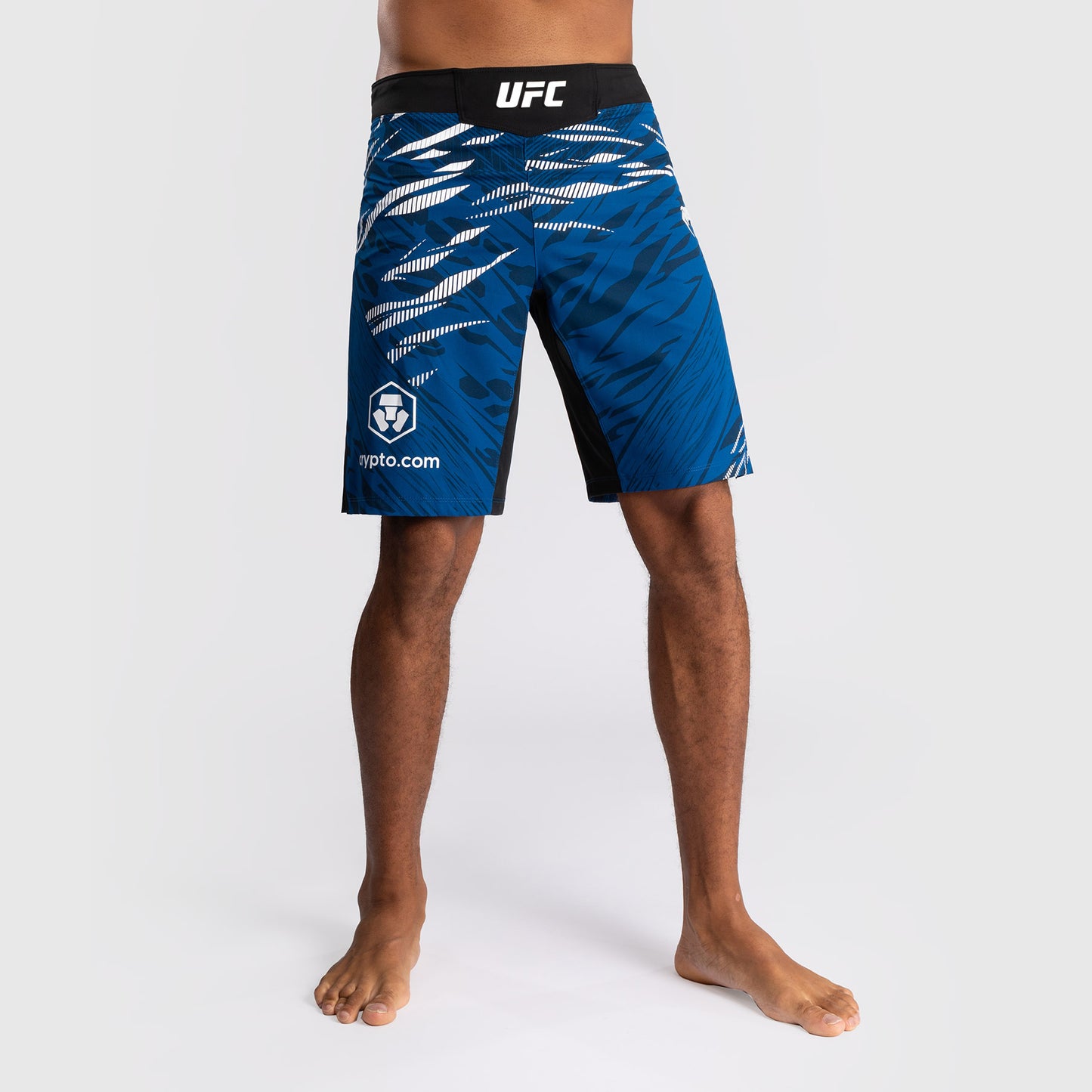 UFC Fusion by Venum Personalized Authentic Fight Night Fight Shorts voor Heren - Lang Fit - Blauw