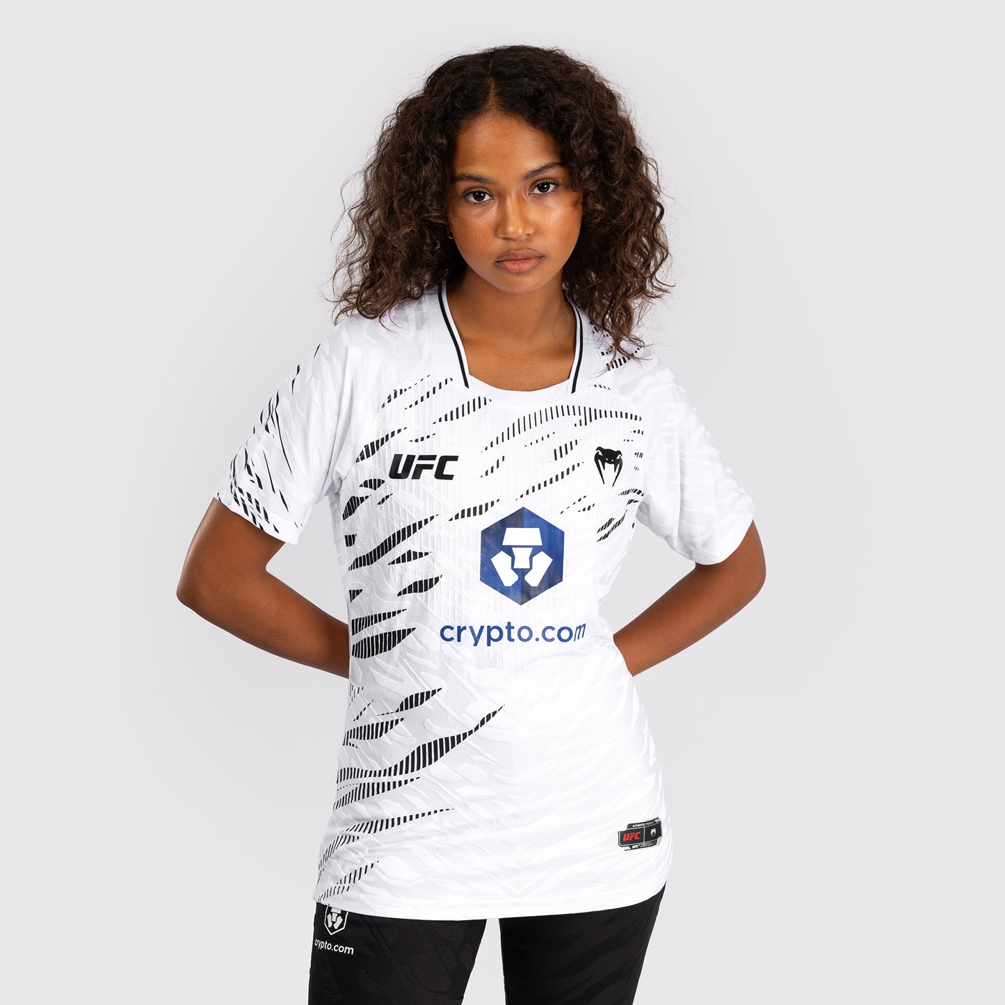 UFC Fusion by Venum Personalized Authentic Fight Night Exit T-shirt voor Dames - Wit