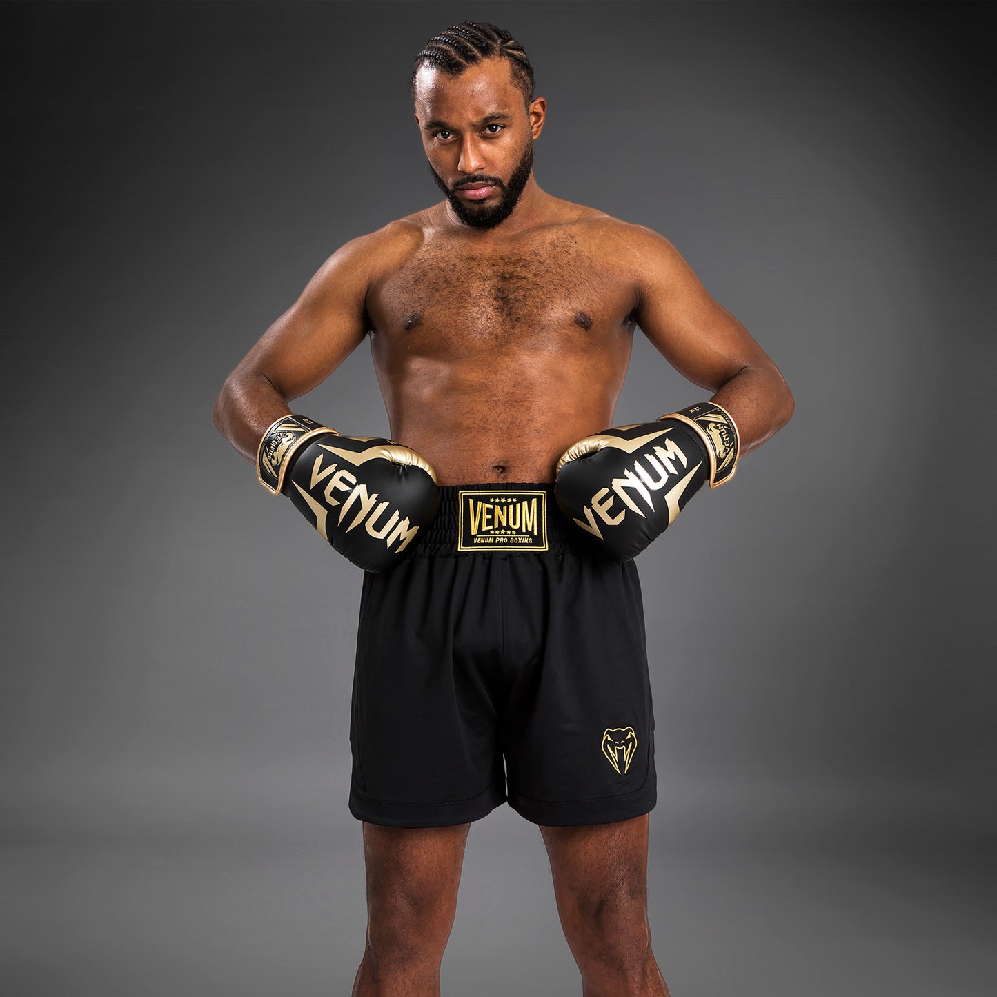 Venum Classic Boksshort - Zwart/Goud