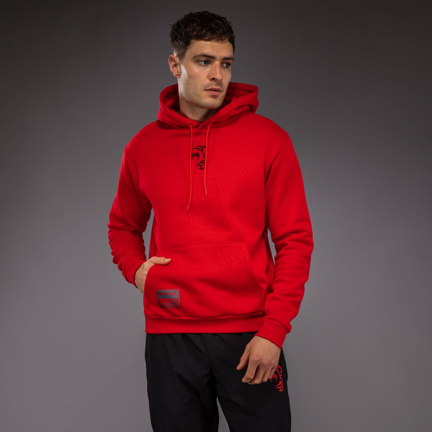 Venum x Mike Tyson Tiger Hoodie - Intens Rood/Diep Zwart