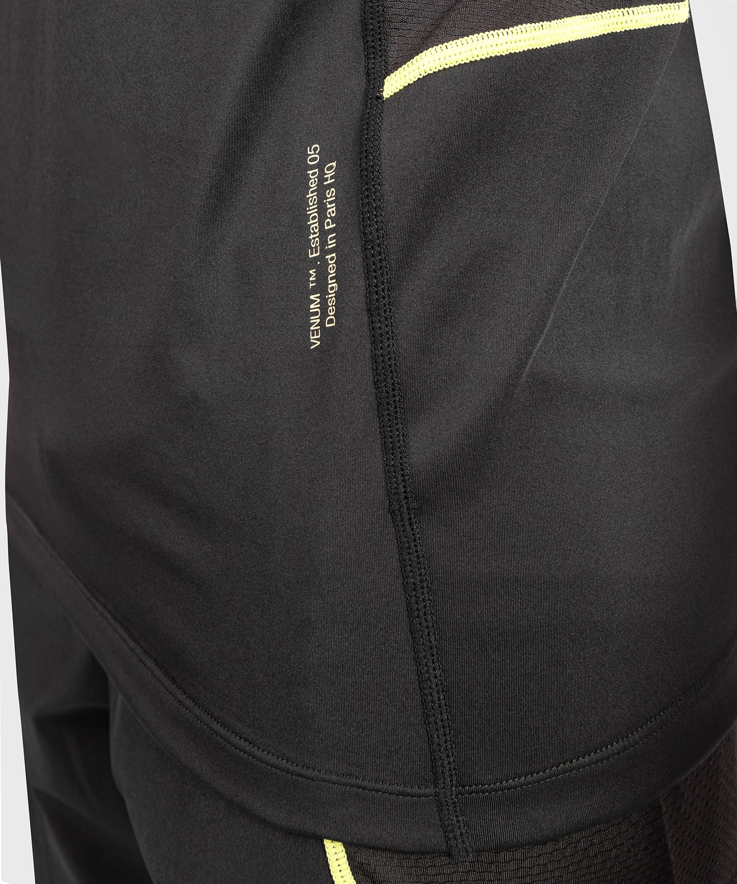 Venum Fusion 2.0  Heren Dry Tech T-Shirt - Zwart/Geel