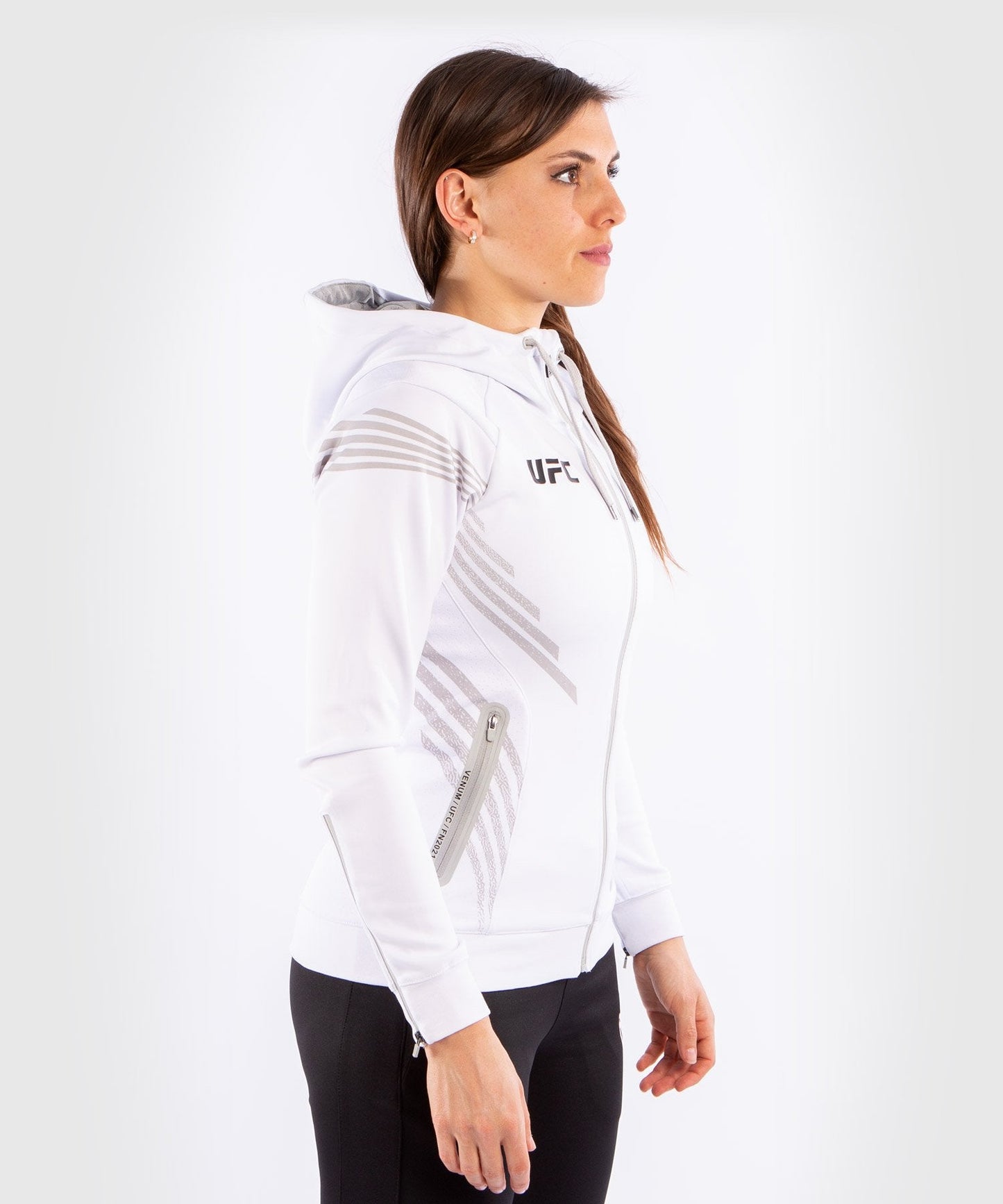 UFC Venum Fighters Authentic Fight Night Walkout Hoodie voor dames - Wit