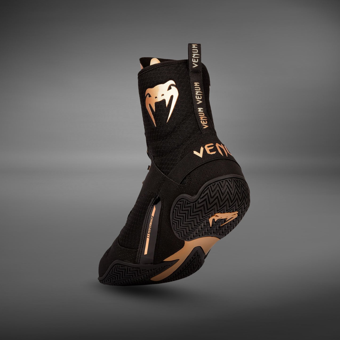 Venum Elite Boksschoenen - Zwart/Brons