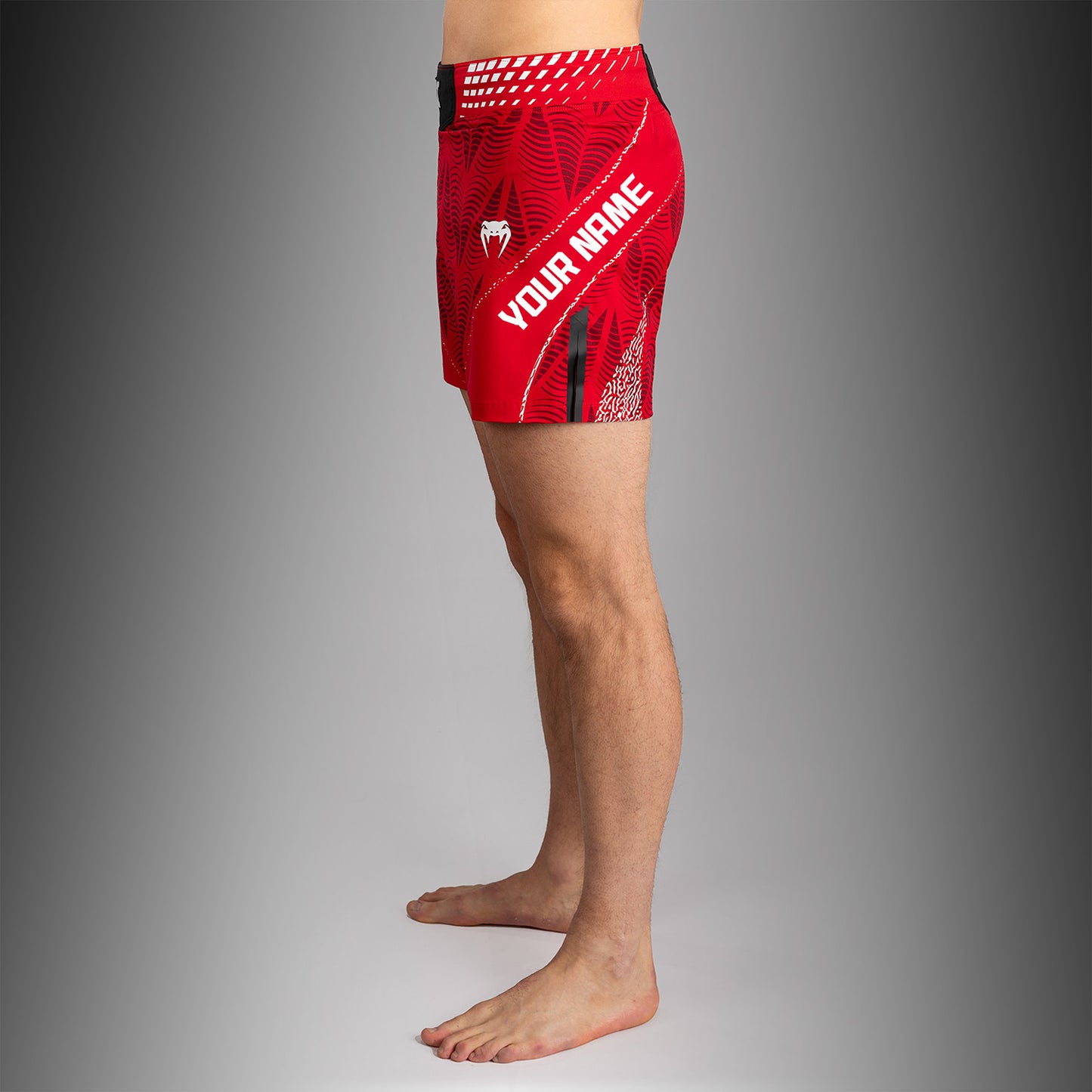 UFC Zenith by Venum Authentic Fight Night Short Fit Fight Short Heren Personalized - Rood