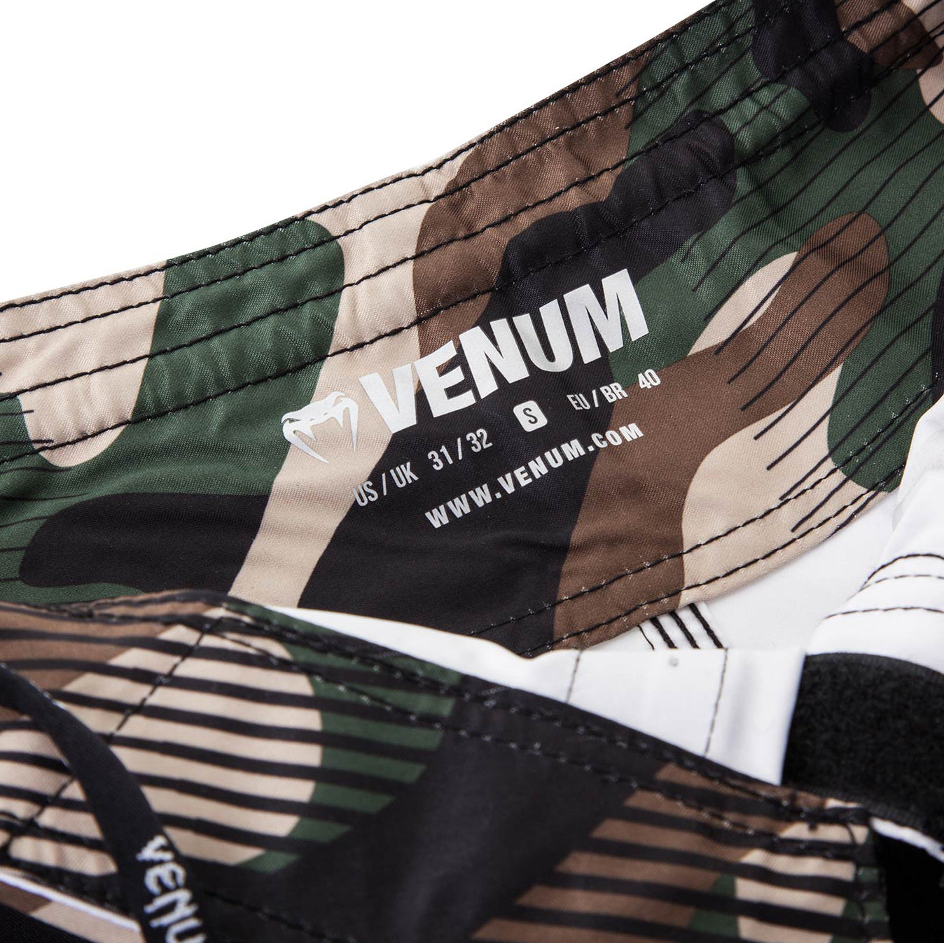 Vechtshort Venum Camo Hero - Groen/Bruin