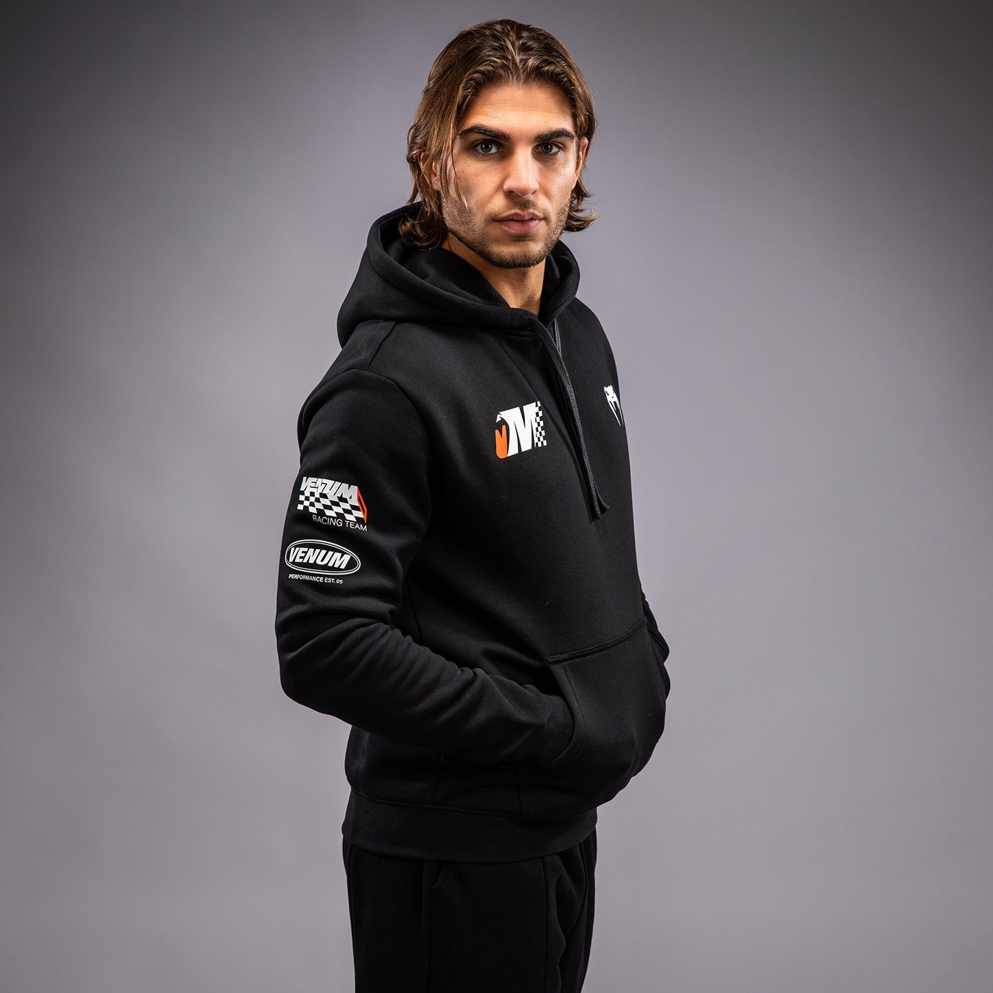 Venum Motorsport Hoodie - Diep Zwart