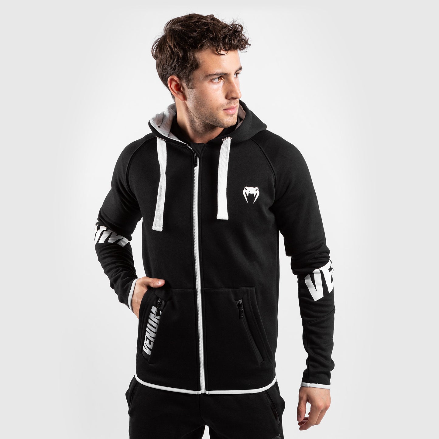 Venum Contender 3.0 Hoodie - Zwart/Wit