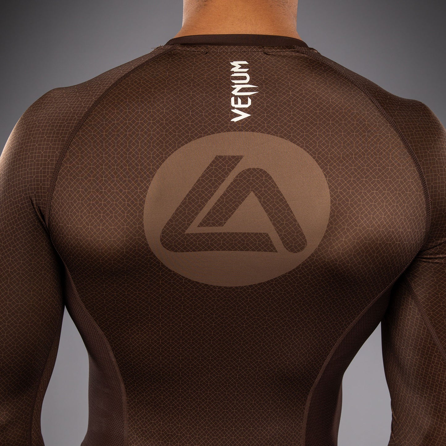 Venum x Roger Gracie Academy Rashguard met Lange Mouwen - Donkerbruin