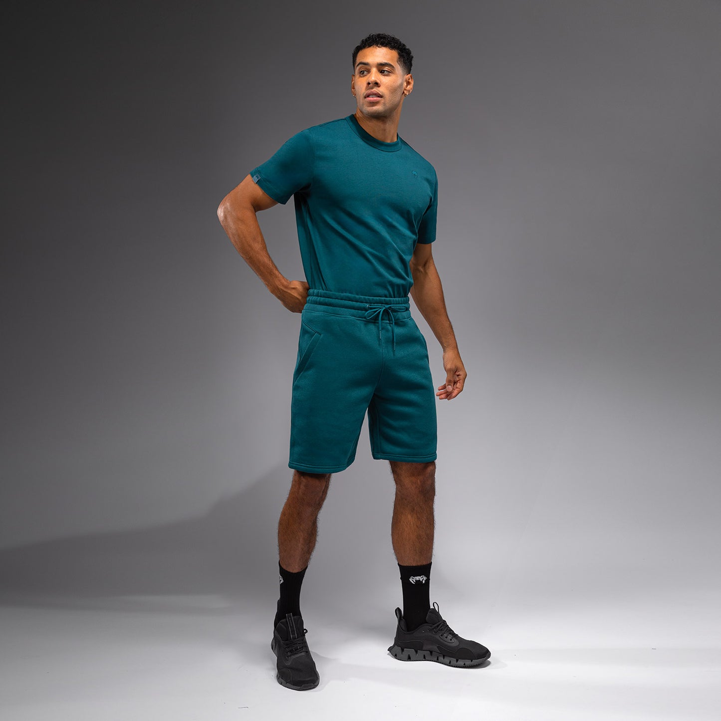 Venum Silent Power Katoenen Shorts - Paon Green