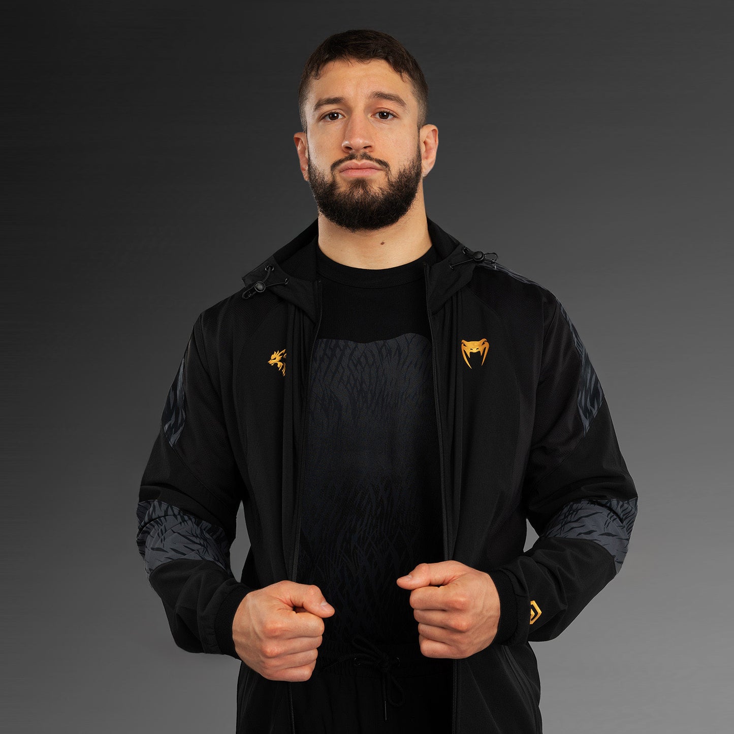 Venum x Chimaev Trainingsjack - Zwart/Grijs