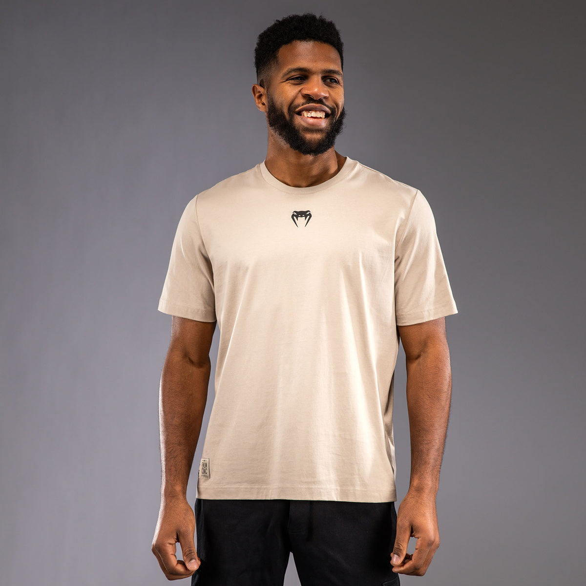 Venum Fight Icon Katoenen T-shirt - Beige