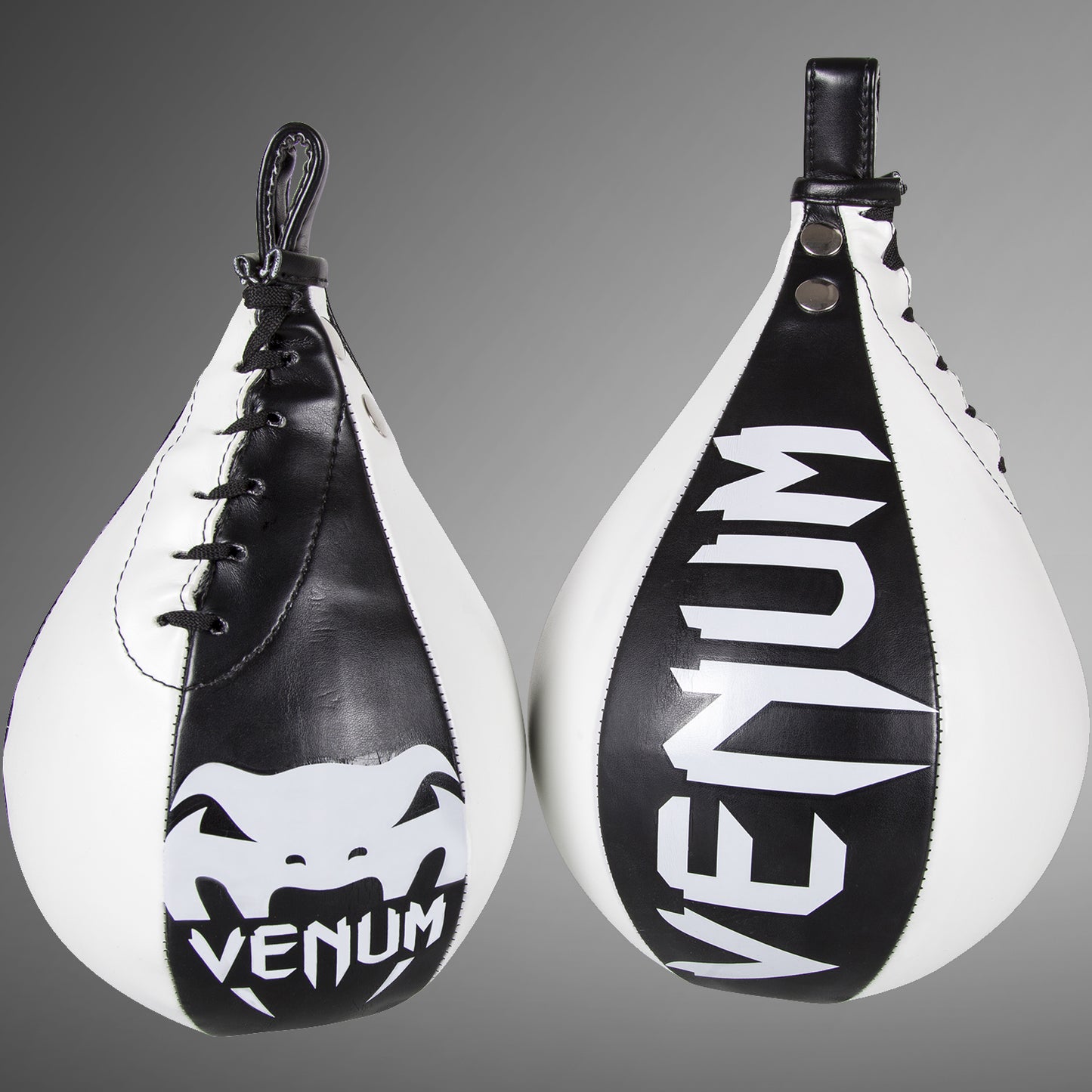 Venum Speed Bag - Skintex leer - Zwart/Ice