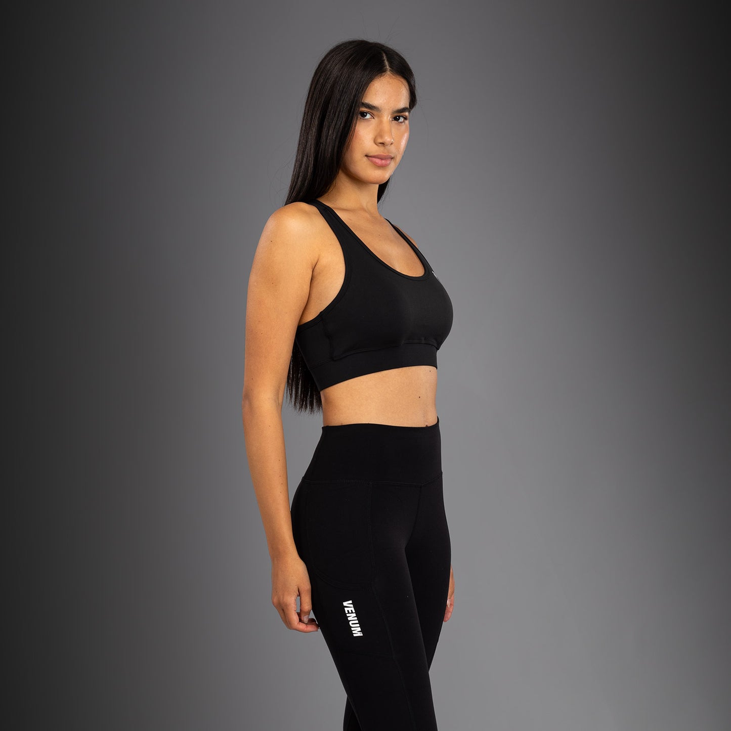 Venum Essential Sportbeha met Medium Ondersteuning - Zwart