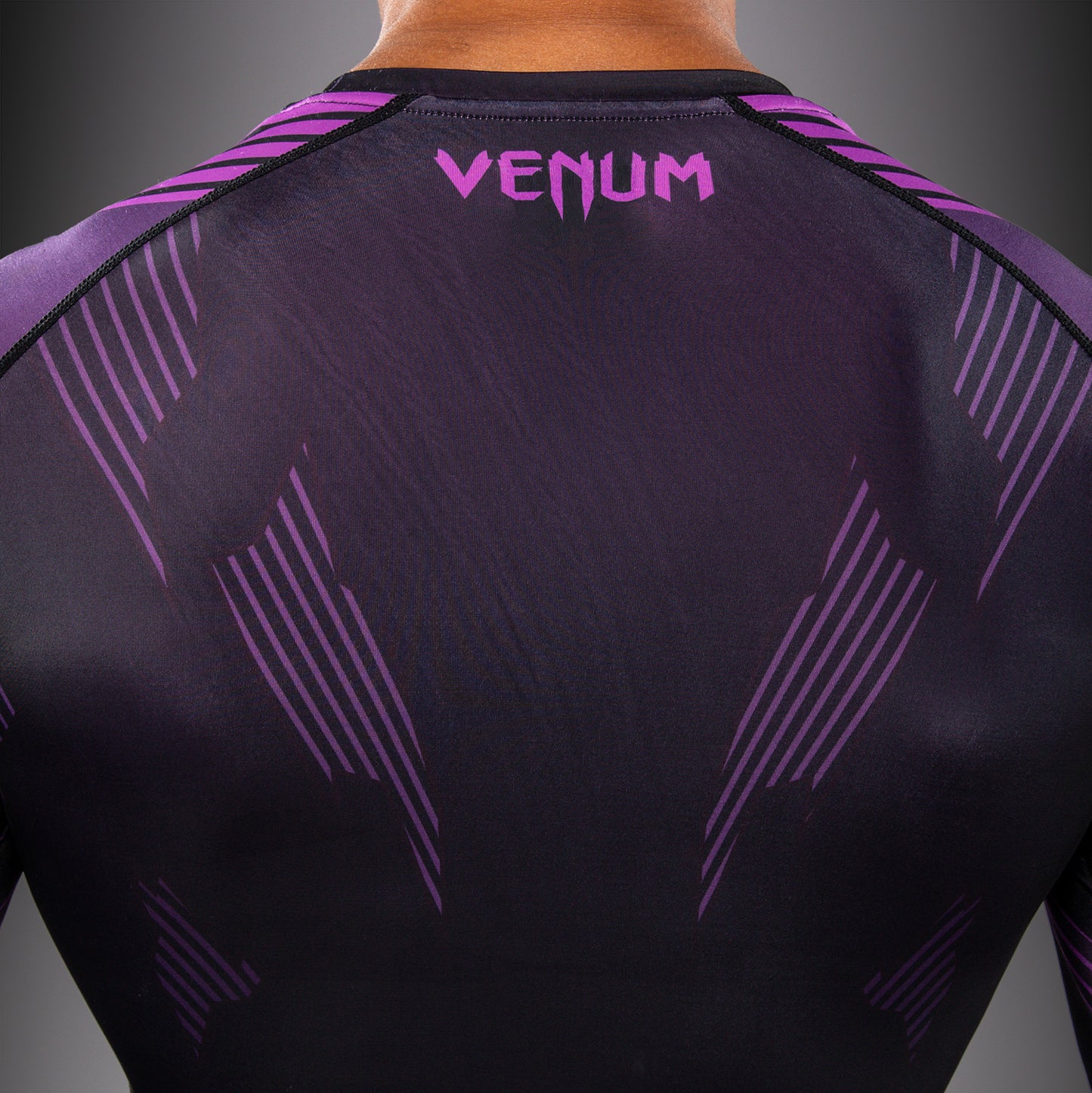 Venum No-Gi 6.0 Rashguard met lange mouwen - Zwart/Paars