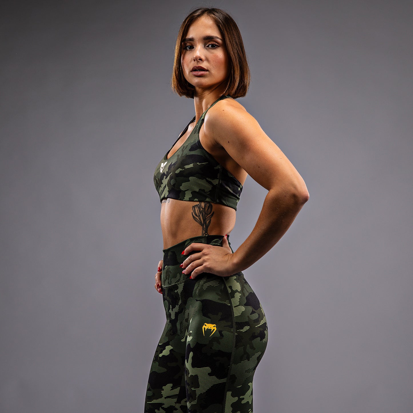 Venum x Sophia Rose Dames Sportbeha - Forest Camo