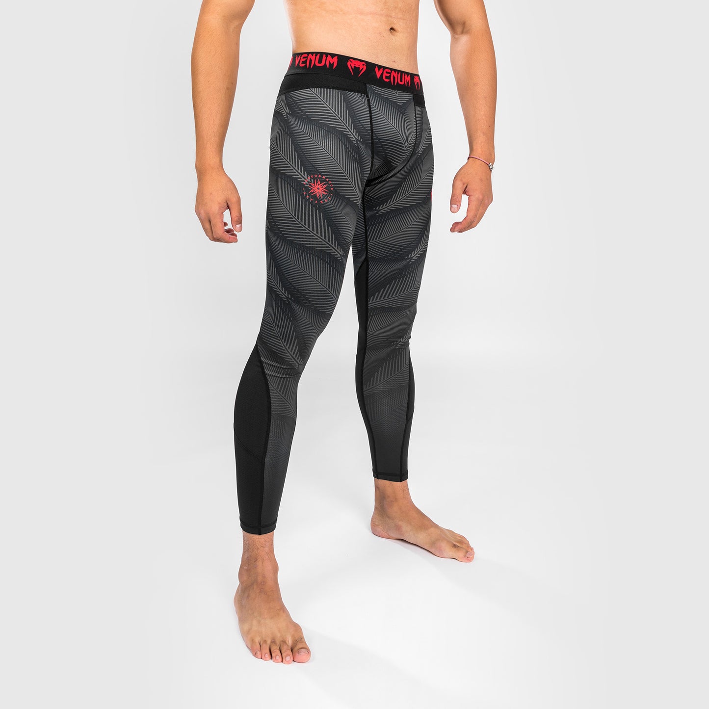 Venum Phantom Compressiebroek - Zwart/Rood