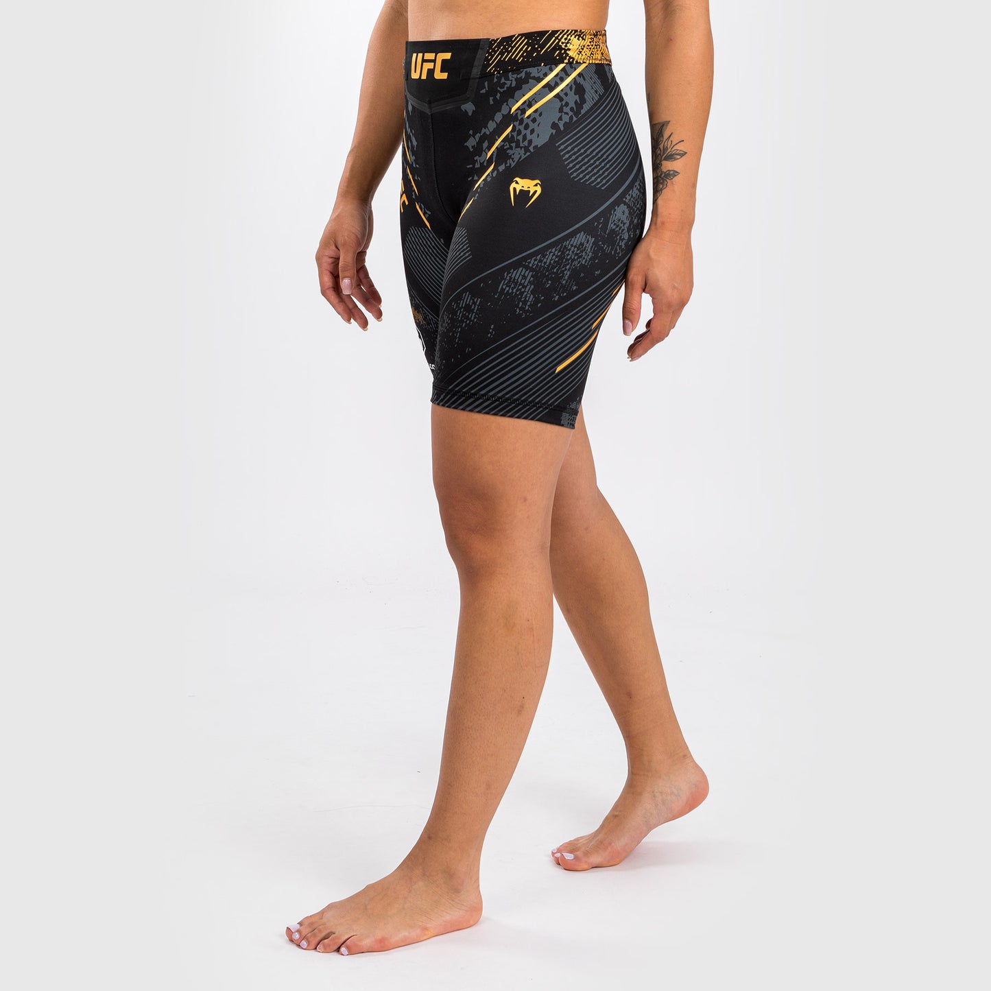 UFC Adrenaline by Venum Authentic Fight Night Dames Vale Tudo Short - Lang model - Kampioen