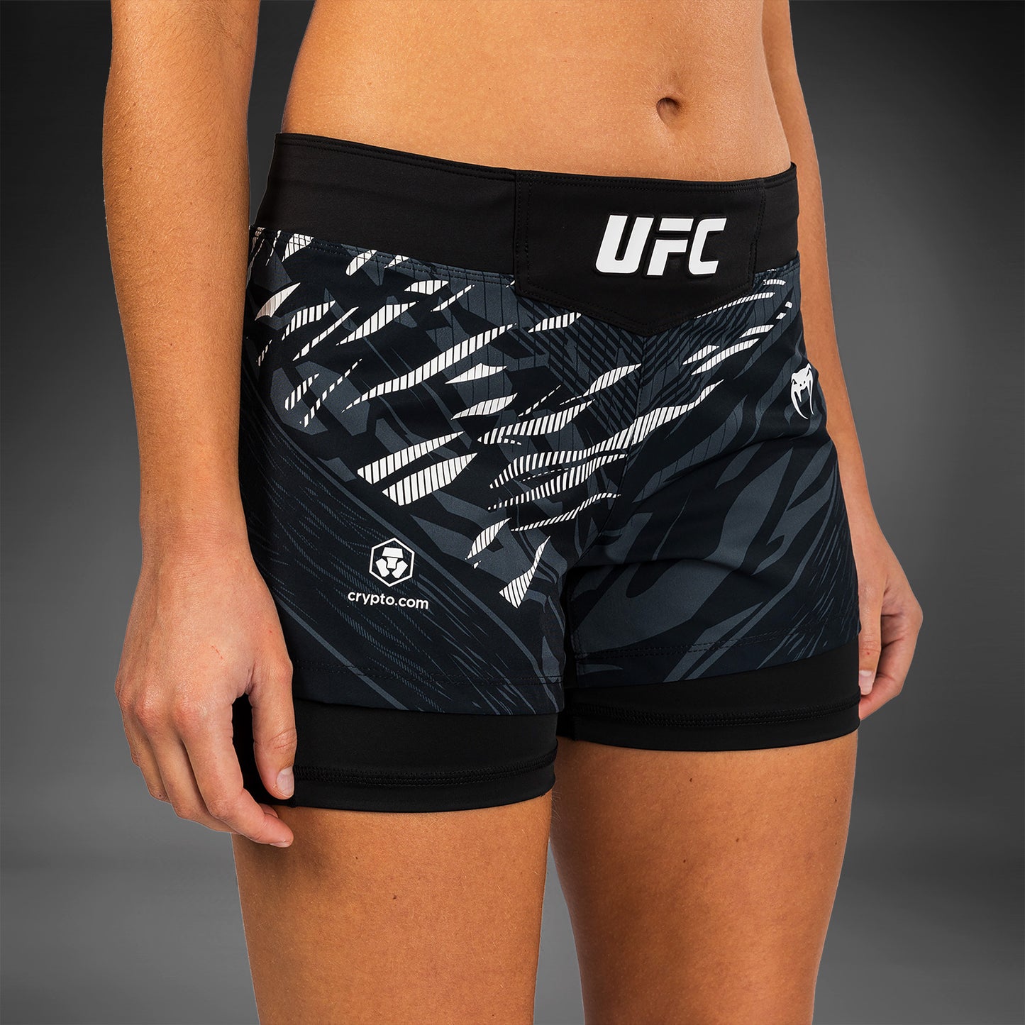 UFC Fusion by Venum Authentic Fight Night Fight Shorts voor Dames - Zwart