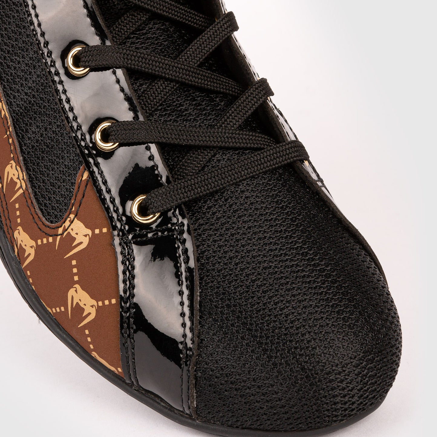 Venum Elite Evo Monogram Boksschoenen  - Zwart/Bruin
