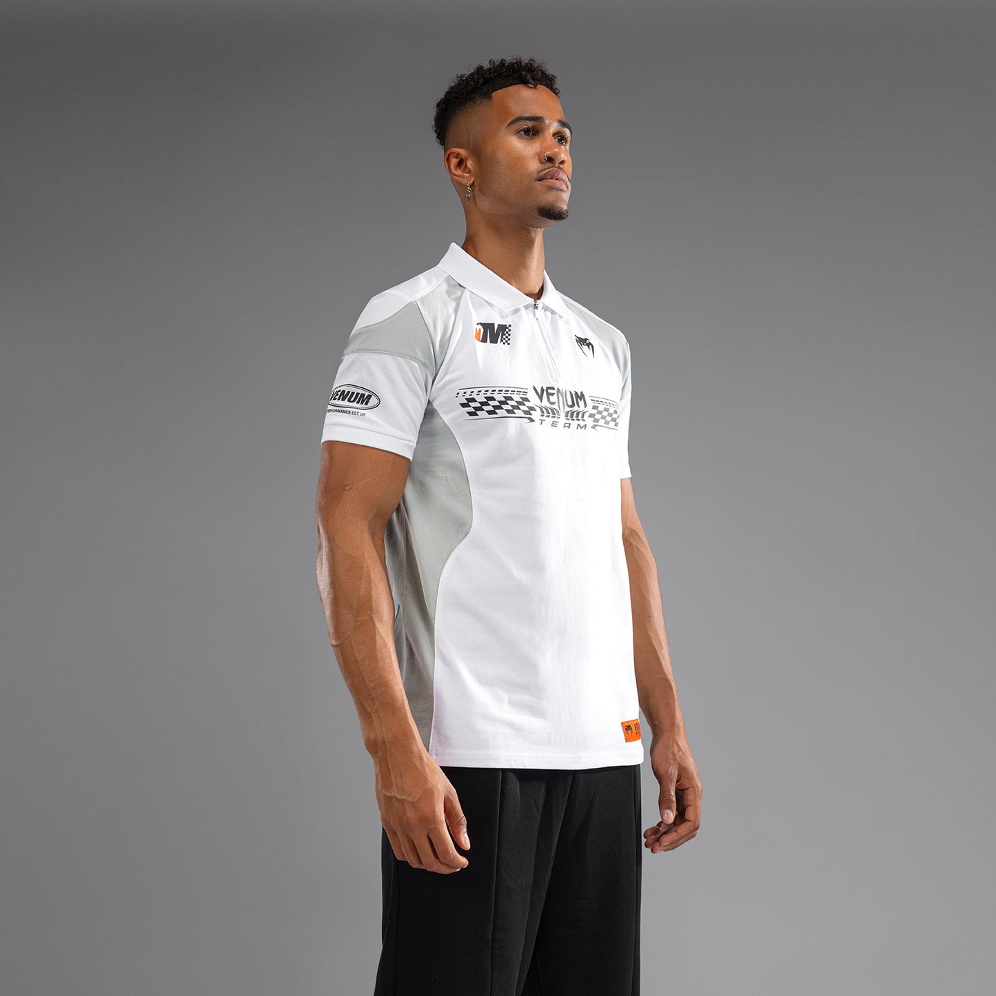 Venum Motorsport Katoenen Polo - Sneeuwwit