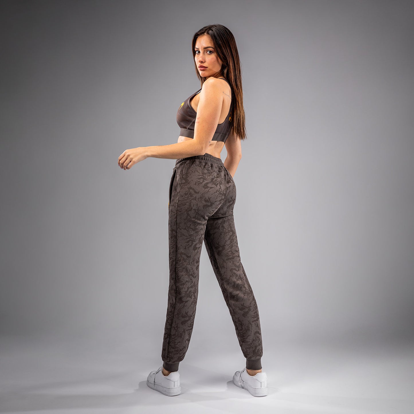 UFC Fusion by Venum Fight Week Katoenen Broek voor Dames - Earthen Brown