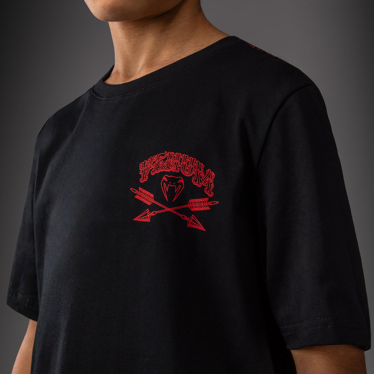 Venum Wolf Atak Kids T-shirt – Zwart/Rood