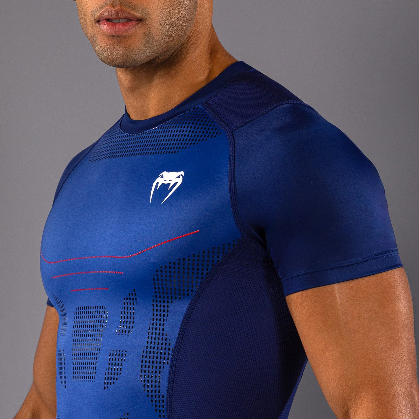 Venum Technical 3.0 Korte Mouwen Rashguard - Nachtblauw