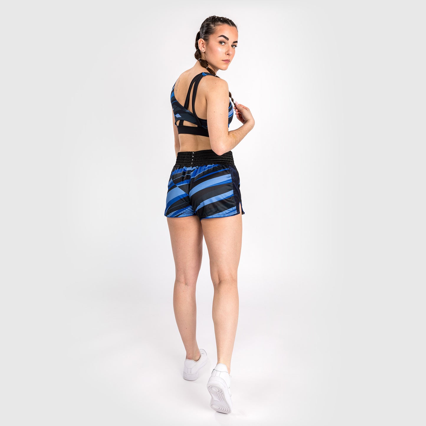 Venum Abyss Muay Thai Shorts Voor Vrouwen - Schaduw Blauw