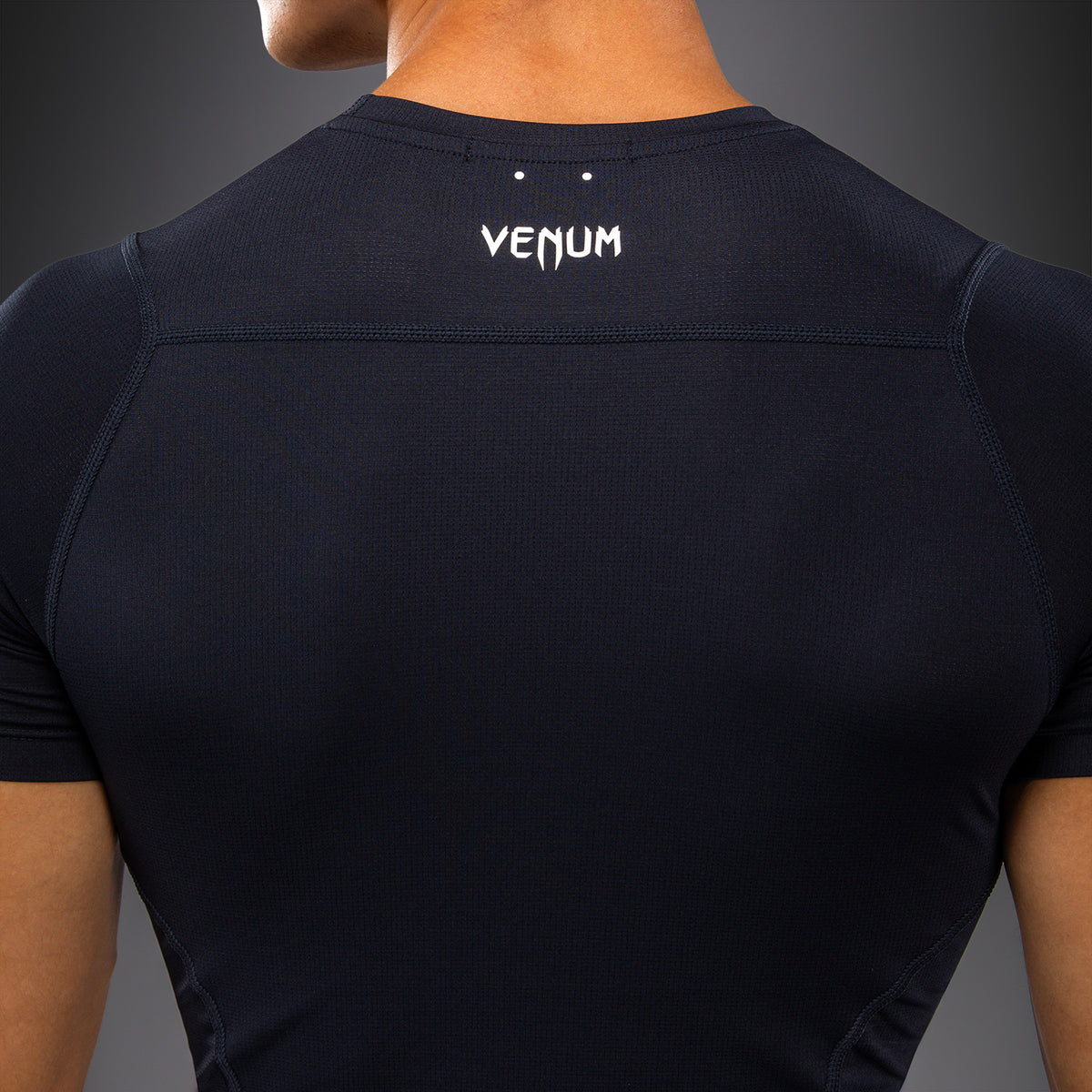 Venum G-Core Rashguard met korte mouwen - Marineblauw/Wit