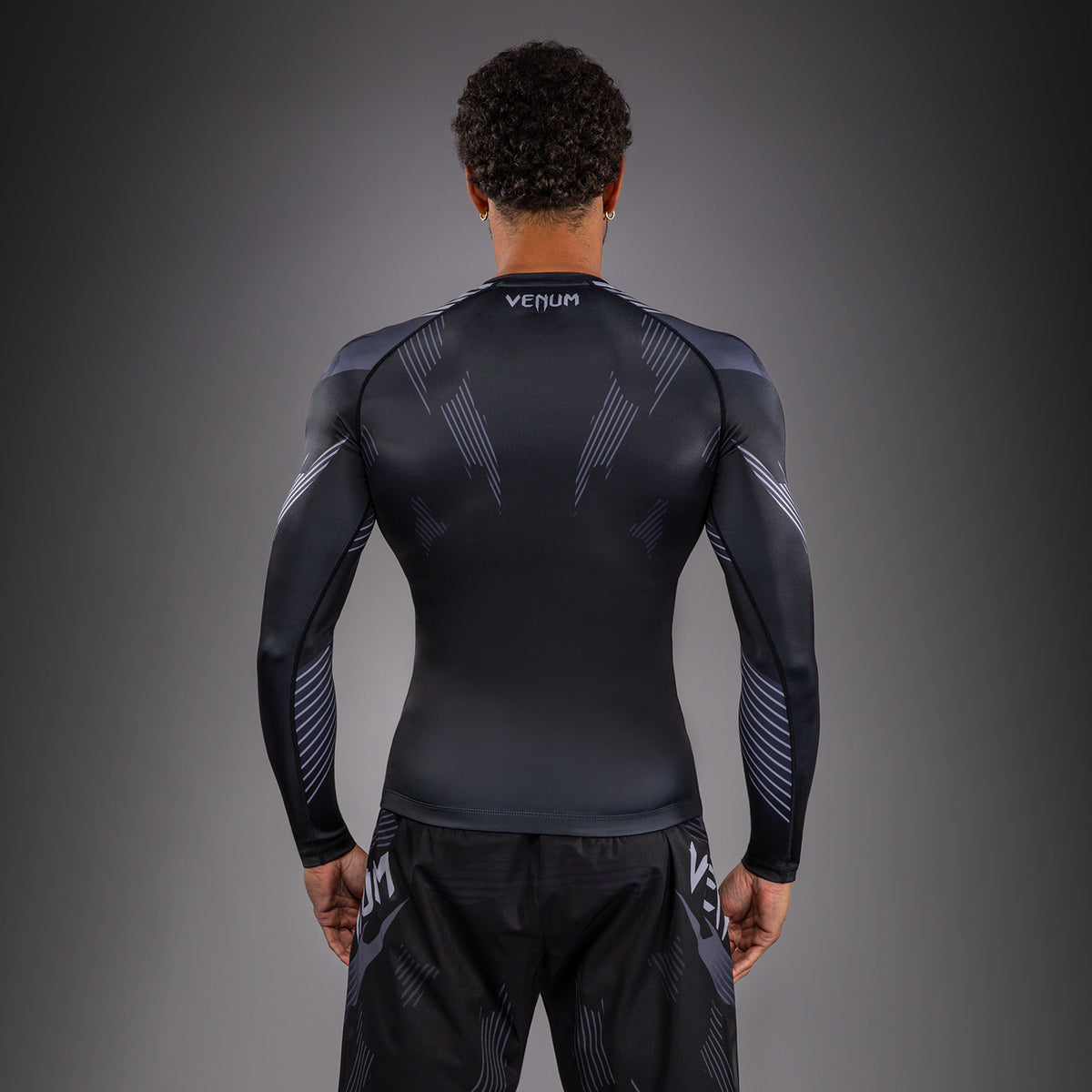 Venum No-Gi 6.0 Rashguard met lange mouwen - Zwart/Grijs