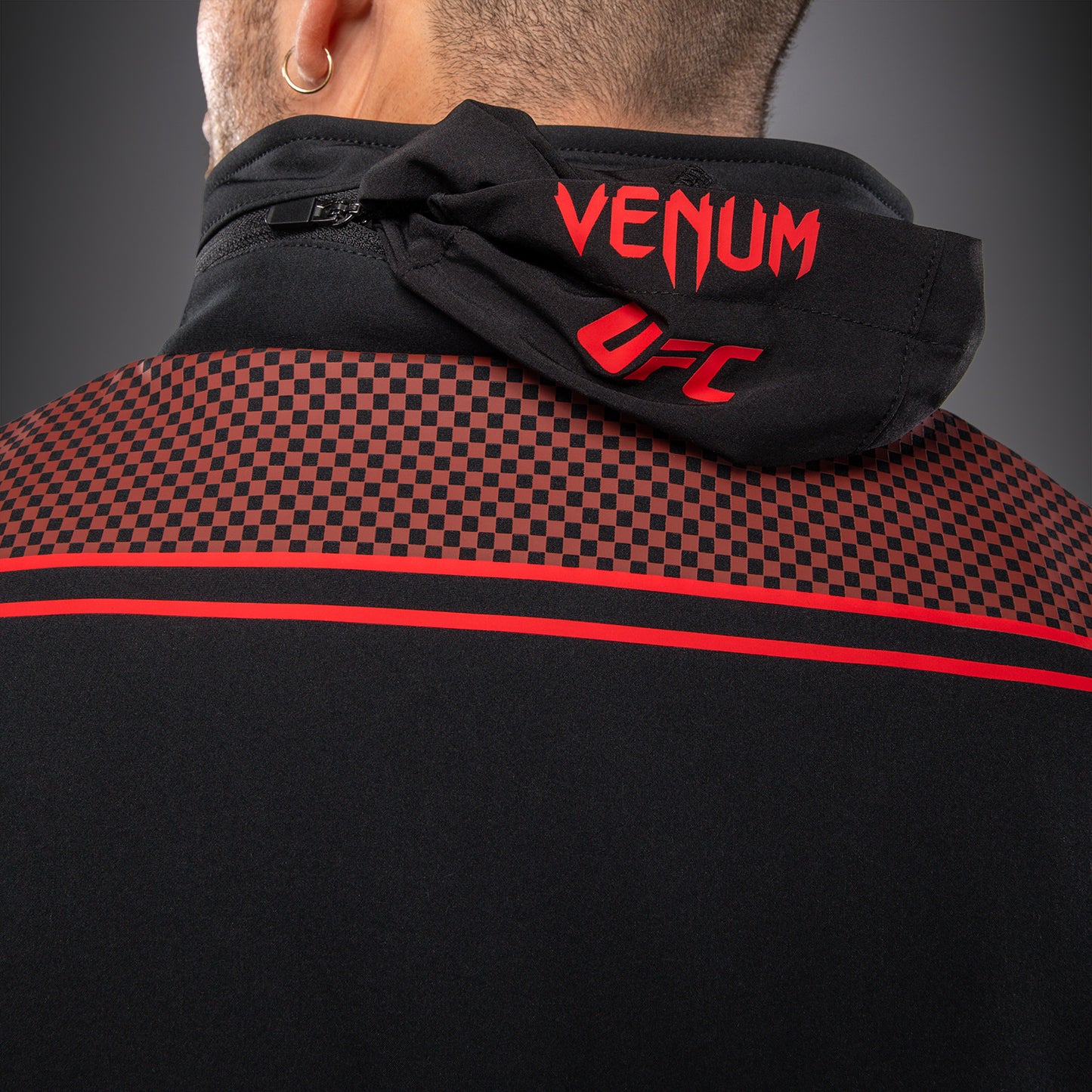 Venum UFC Unity by Venum Authentic Fight Week Heren Hoodie met Rits - Zwart