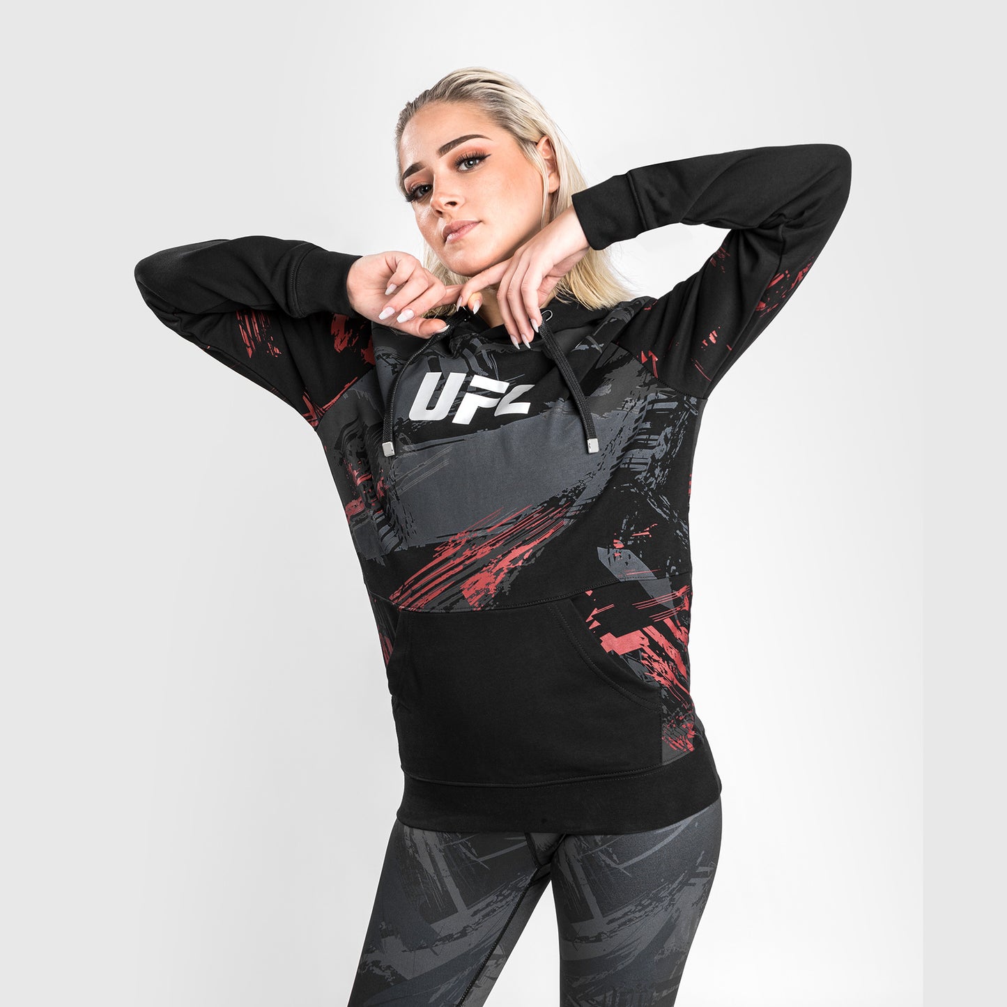 UFC Venum Authentic Fight Week 2.0 Sweatshirt met capuchon - Voor Dames -  Zwart