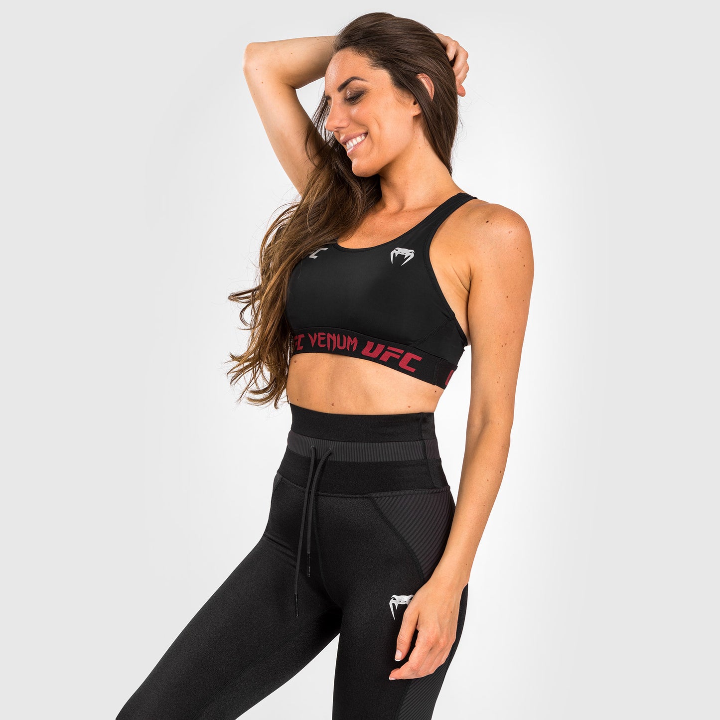 UFC Venum Authentic Fight Week 2.0 Dames Sportbeha – Zwart/Rood