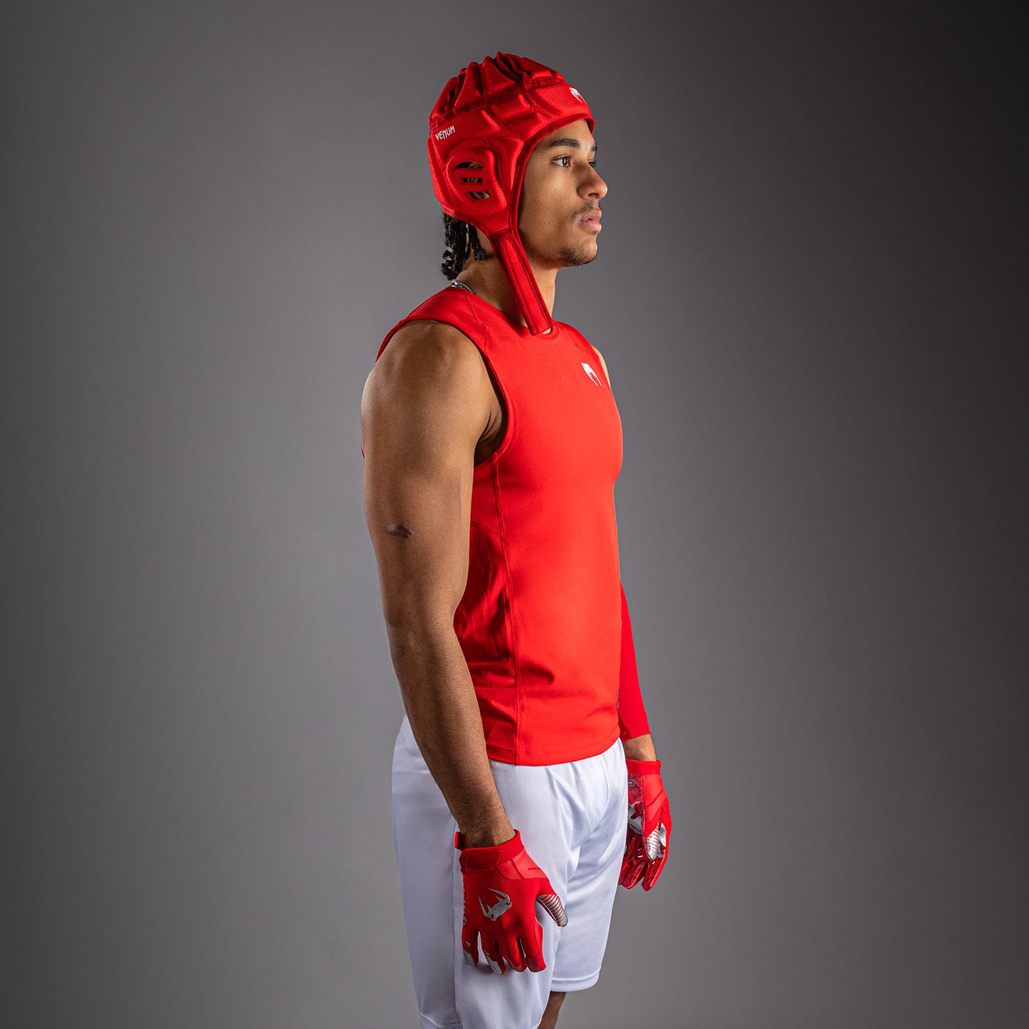 Venum Elite Football Mouwloos Compressie T-shirt - Rood