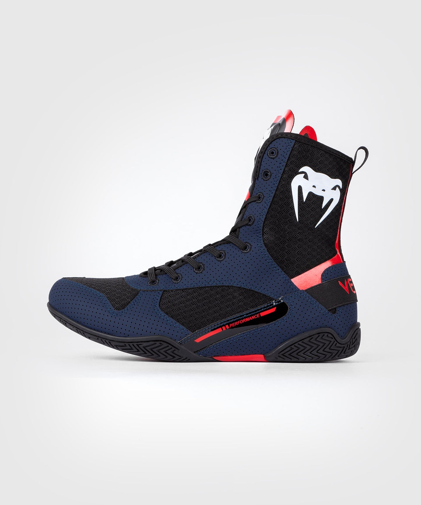 Venum Elite Boksschoenen - Navy/Zwart/Rood