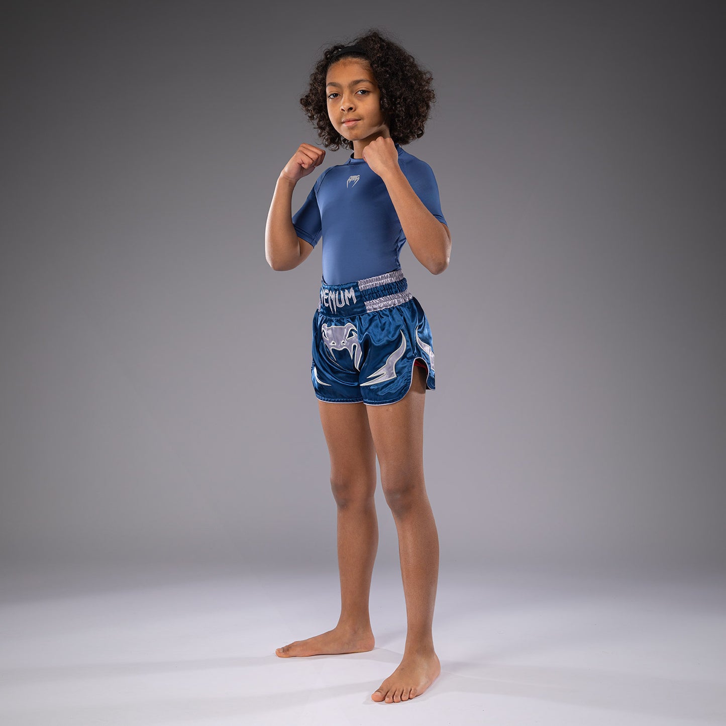 Venum Inferno Thai Shorts voor Kinderen  - Koninklijk Blauw