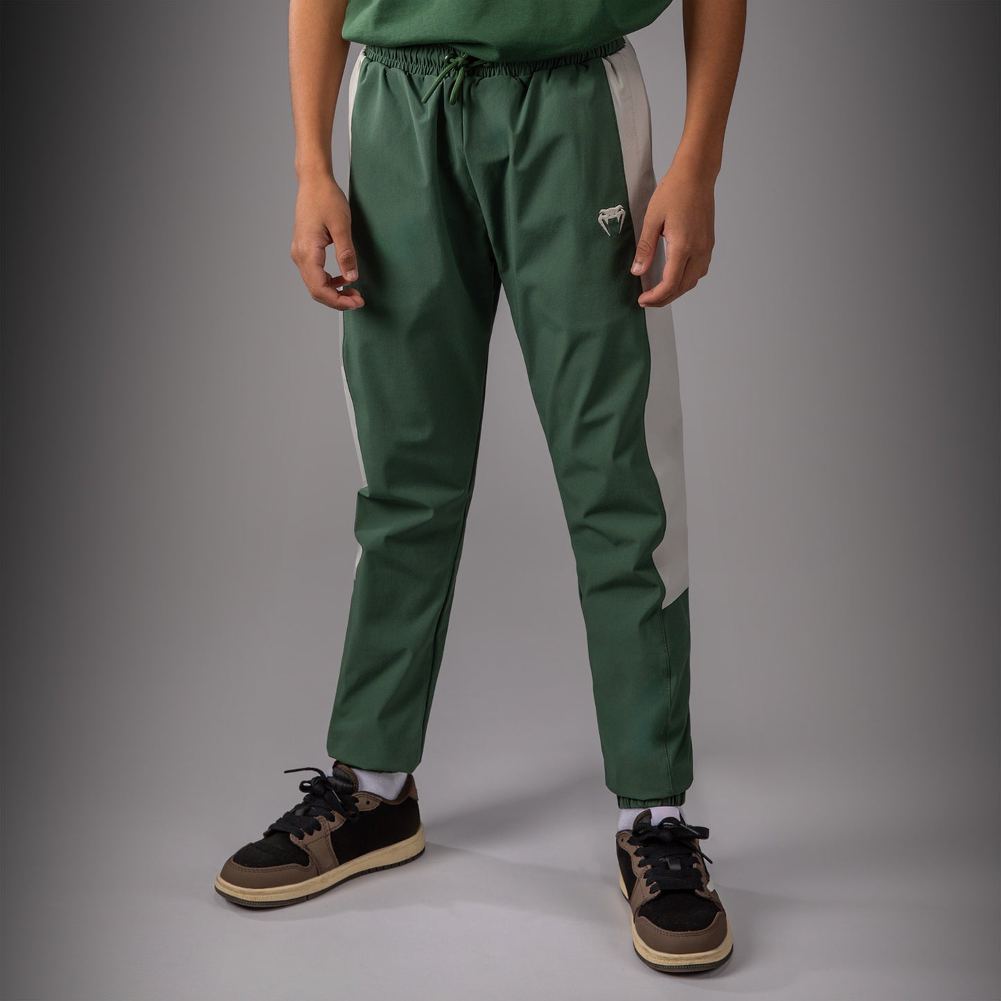 Venum Vectra Joggingbroek Voor Kinderen – Bosgroen/Off White