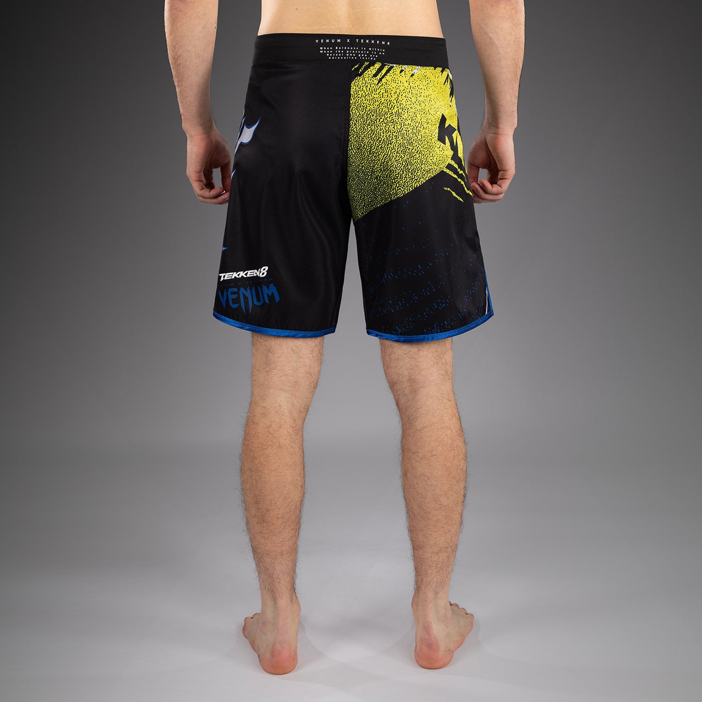 Venum x TEKKEN 8 Fightshorts - King - Zwart/Geel