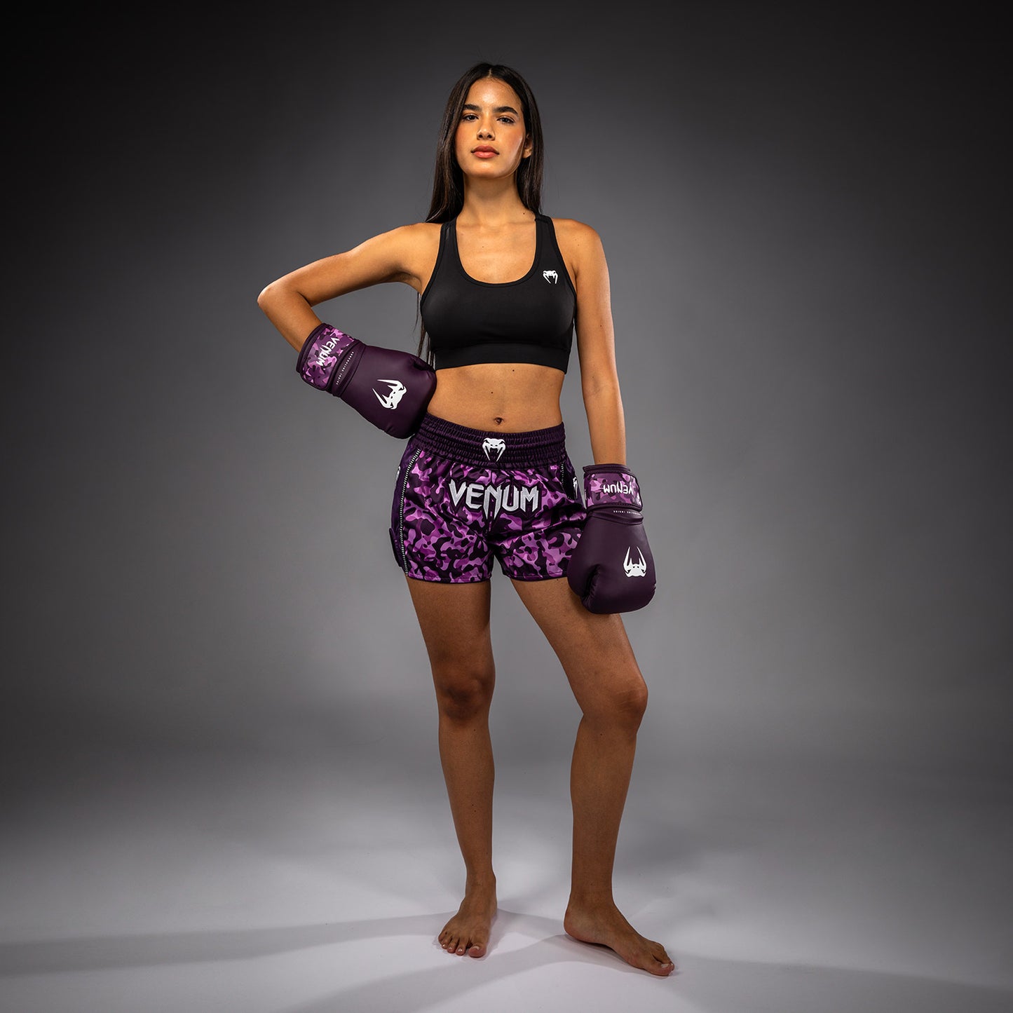 Venum Iris Muay Thai Shorts - Pruim/Roze