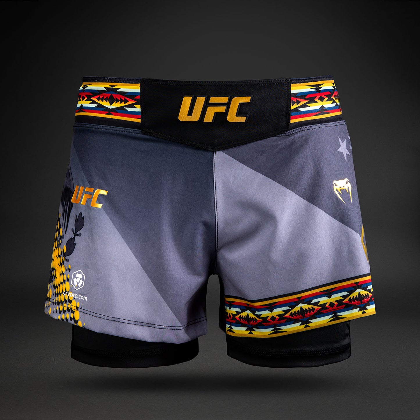 UFC Unrivaled by Venum Julianna Peña Dames short Fit Fight Short - Zwart