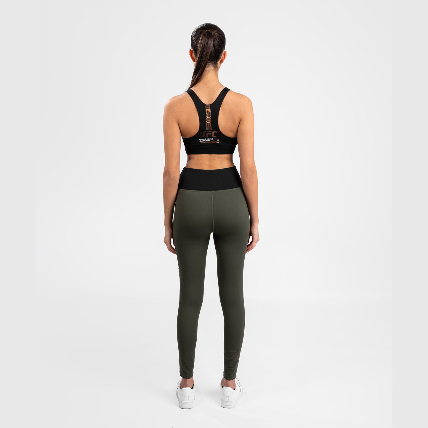 UFC Adrenaline by Venum Fight Week Dames Performance Tight - Kaki/Brons